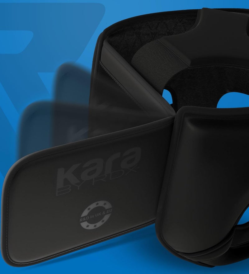 Rdx خوذة ملاكمة للأطفال، تدريب MMA، خوذة كارا موياي تاي قابلة للتعديل، كيك بوكسينغ، تدريب، فنون القتال، كاراتيه، تايكوندو، خوذة للشباب والفتيات، تمارين في المنزل - Image 4